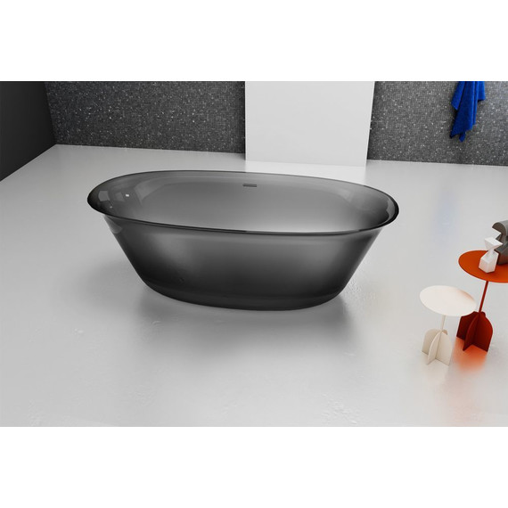 Ванна отдельностоящая Abber Kristall 170x75 см AT9707Onyx, чёрный фото 3