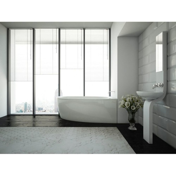 Ванна акриловая Azario Kapris 160x90 см R AV.0001160, Размер - мм: 1600х900 фото 4