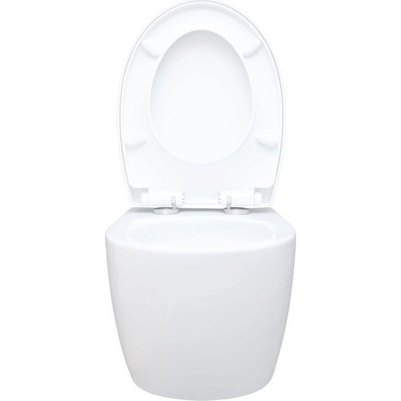 Унитаз подвесной безободковый Aquanet ZV-1 303977 с крышкой микролифт фото 11