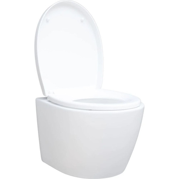 Унитаз подвесной безободковый Aquanet ZV-1 303977 с крышкой микролифт фото 13