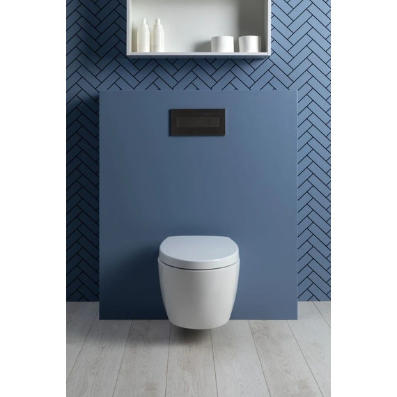 Унитаз подвесной безободковый Aquanet ZV-1 303977 с крышкой микролифт фото 18