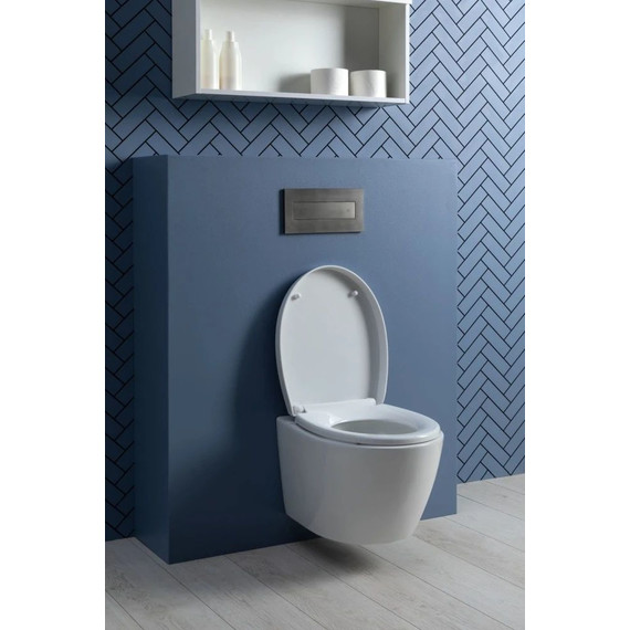 Унитаз подвесной безободковый Aquanet ZV-1 303977 с крышкой микролифт фото 19