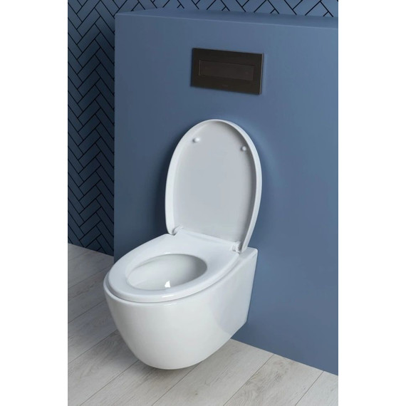 Унитаз подвесной безободковый Aquanet ZV-1 303977 с крышкой микролифт фото 22