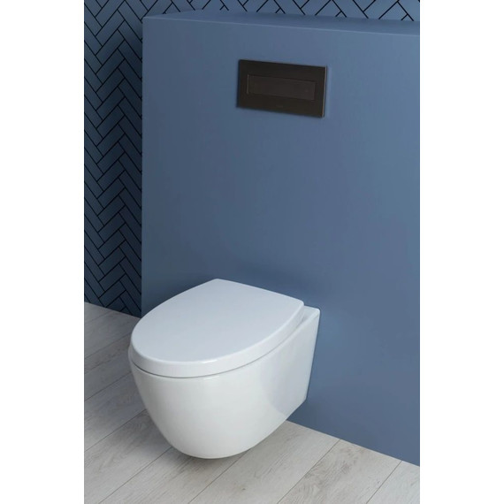 Унитаз подвесной безободковый Aquanet ZV-1 303977 с крышкой микролифт фото 24