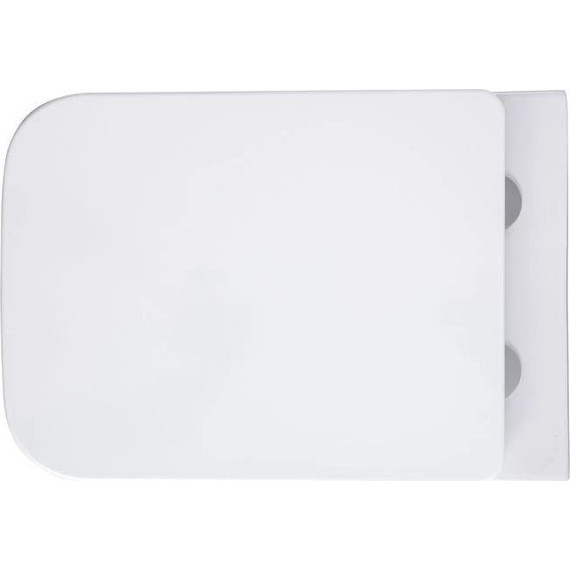 Унитаз подвесной безободковый Aquanet Elegant W LX-1163 280960 с тонкой крышкой микролифт фото 6