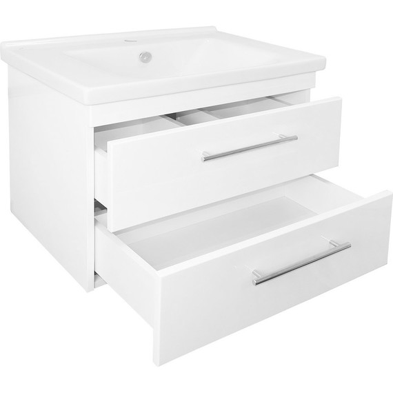 Тумба подвесная с раковиной Loranto Karina 70/2 см CS00086521 (раковина Миранда 70) - 5 Тумба подвесная с раковиной Loranto Karina 70/2 см CS00086521 (раковина Миранда 70) фото 5