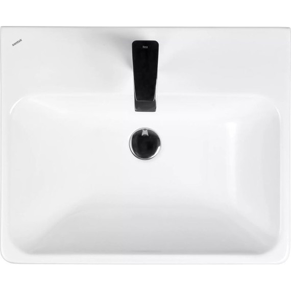 Тумба подвесная с раковиной Акватон Асти 55 см 1A263101AX2B0, белый глянцевый фото 4