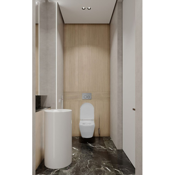 Инсталляция с подвесным унитазом-биде комплект: Tece Spring S955799 сиденье микролифт, кнопка смыва хром - 2 Инсталляция с подвесным унитазом-биде комплект: Tece Spring S955799 сиденье микролифт, кнопка смыва хром фото 2