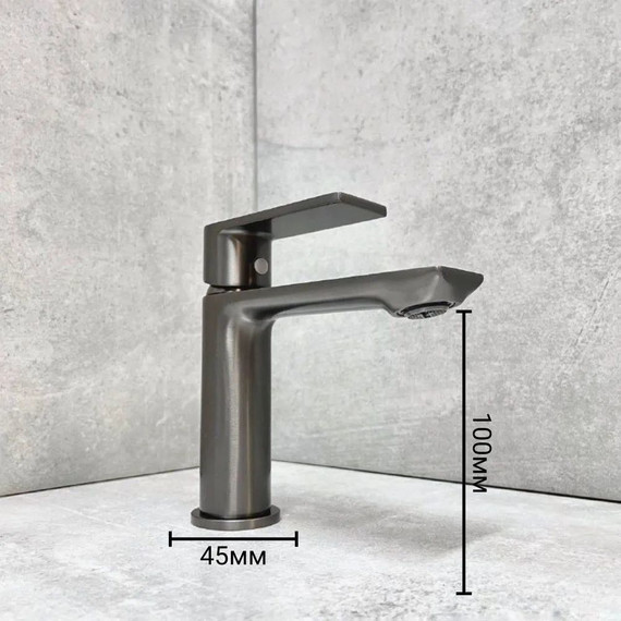 Смеситель для раковины Haiba HB10639-3, графит фото 9