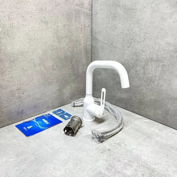 Смеситель для раковины Haiba HB10825-8, белый - 4 Смеситель для раковины Haiba HB10825-8, белый фото 4