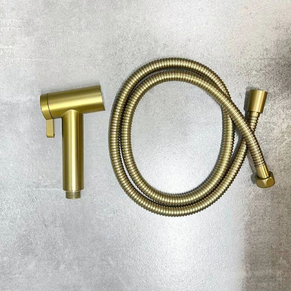 Набор для гигиенического душа Haiba HB5516-5, золото - 5 Набор для гигиенического душа Haiba HB5516-5, золото фото 5