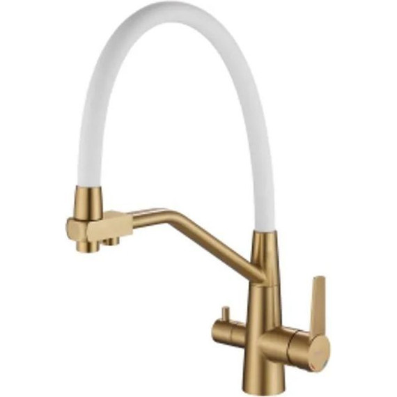 Смеситель для кухни Haiba HB76822-5, золото фото 2
