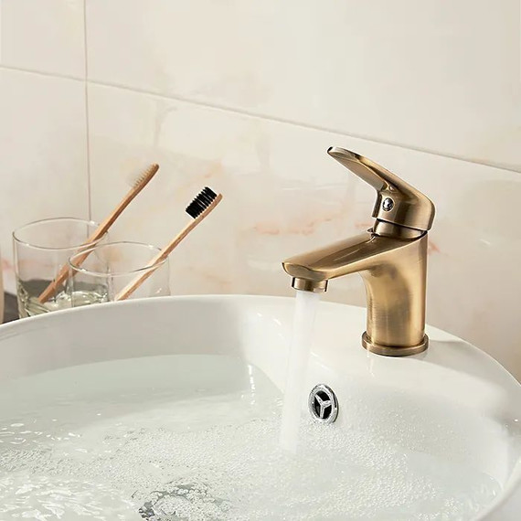 Смеситель для раковины Ledeme L1048C, бронза - 10 Смеситель для раковины Ledeme L1048C, бронза фото 10