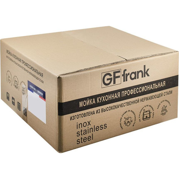 Кухонная мойка GFfrank 60502Z 0.8 мм, золото фото 2