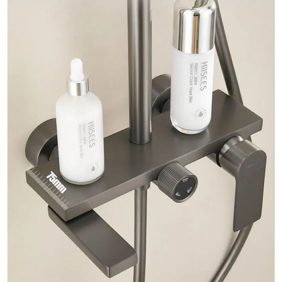 Душевая стойка Belz B24678-3, графит фото 4