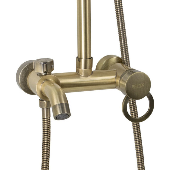 Душевая стойка Brimix 3086, бронза - 5 Душевая стойка Brimix 3086, бронза фото 5