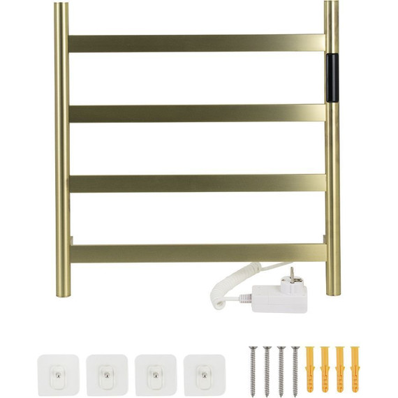 Полотенцесушитель электрический Kraftte П4 450x500 мм 44041, бронза фото 3