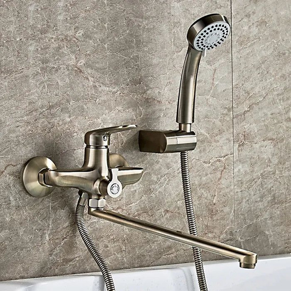 Смеситель для ванны Ledeme L2248C с душевым гарнитуром, бронза - 11 Смеситель для ванны Ledeme L2248C с душевым гарнитуром, бронза фото 11