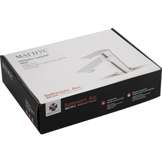 Смеситель для раковины Magnus 8405, чёрный фото 2