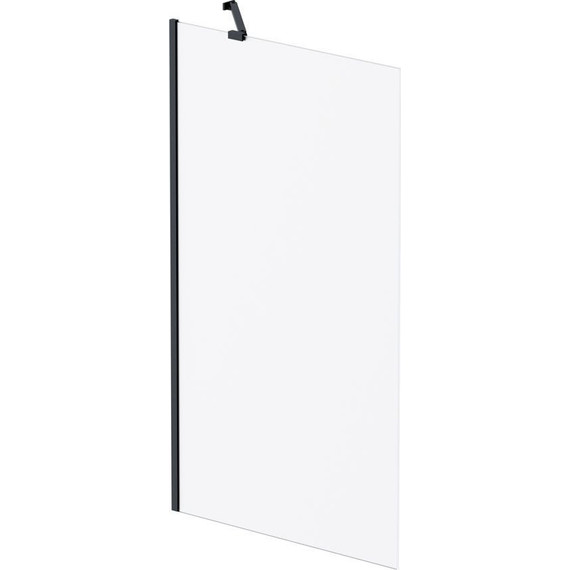 Шторка для ванны Am.Pm Gem 80х140 см W90BS-080-140BM (стекло 8 мм) чёрный/матовое фото 2