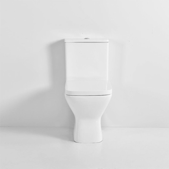 Унитаз-компакт безободковый Mirsant Link PP с крышкой микролифт фото 4