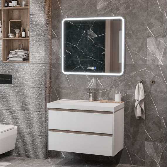 Зеркало Mirsant Harmony 80 см - 3 Зеркало Mirsant Harmony 80 см фото 3