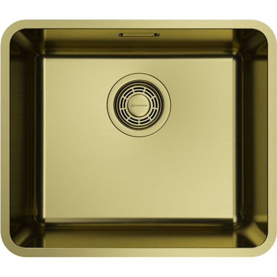 Кухонная мойка Omoikiri OMI 43-U/I ULTRA MINI-LG 4997403 0,8 мм, светлое золото, Цвет производителя: светлое золото фото 