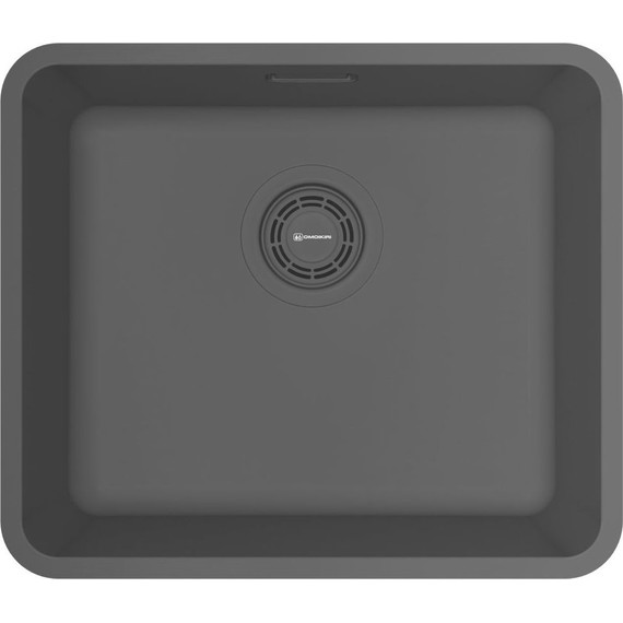 Кухонная мойка Omoikiri OMI 43-U/I ULTRA MINI-GB 4997417 0,8 мм, графит, Цвет производителя: графит фото 