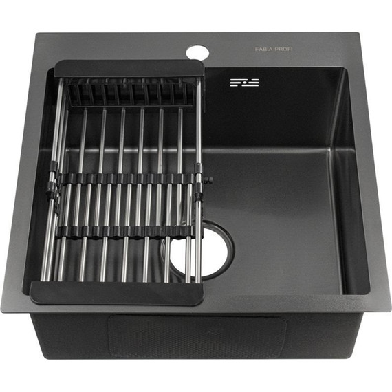 Кухонная мойка Fabia Profi 50503G 0.8 мм, графит фото 2