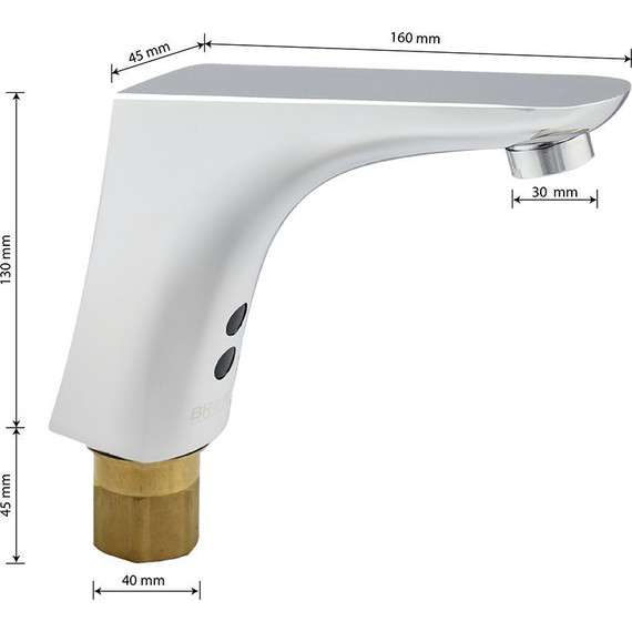 Смеситель для раковины Brimix 087 фото 8