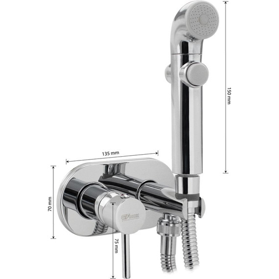 Набор для гигиенического душа GFmark 2062 - 6 Набор для гигиенического душа GFmark 2062 фото 6