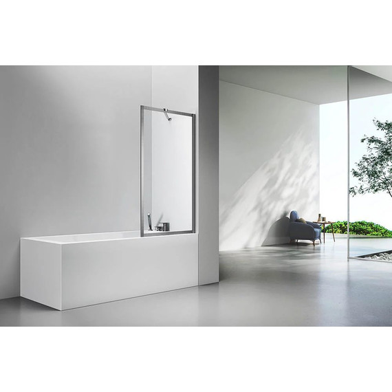 Шторка для ванны Veconi 60 см PL85GR-60-01-C7, брашированный графит/прозрачное - 2 Шторка для ванны Veconi 60 см PL85GR-60-01-C7, брашированный графит/прозрачное фото 2