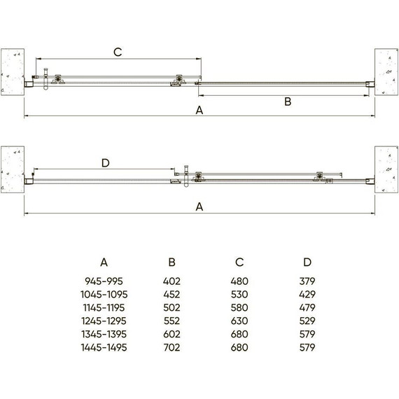Душевая дверь Veconi 110 см VN72B-110-01-C4, чёрный матовый/прозрачное - 4 Душевая дверь Veconi 110 см VN72B-110-01-C4, чёрный матовый/прозрачное фото 4