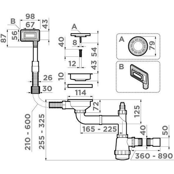Арматура для кухонной мойки Omoikiri WK-1-UN LG 4956832, светлое золото фото 2