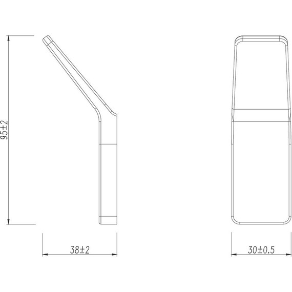 Крючок Lemark Smooth line 9712002 (2 шт) цвет чёрный матовый - 3 Крючок Lemark Smooth line 9712002 (2 шт) цвет чёрный матовый фото 3