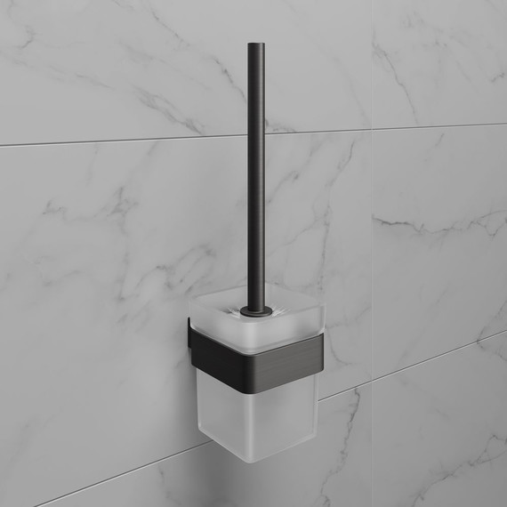 Ёршик для унитаза Lemark Smooth line 9766021, графит - 2 Ёршик для унитаза Lemark Smooth line 9766021, графит фото 2