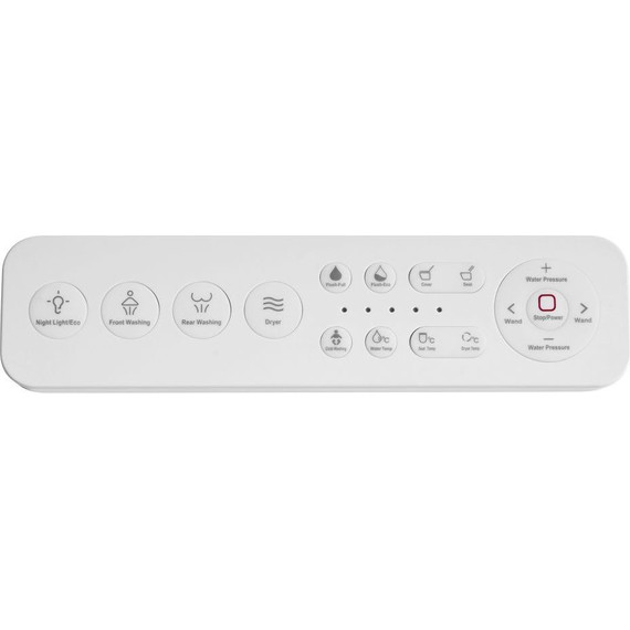 Электронный импульсный унитаз-биде Abber Bequem AC1119S с крышкой микролифт фото 10