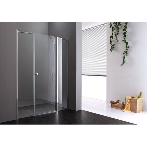 Душевая дверь Cezares 150 см ELENA-W-B-13-40+60/50-C-Cr, хром/прозрачное - 2 Душевая дверь Cezares 150 см ELENA-W-B-13-40+60/50-C-Cr, хром/прозрачное фото 2