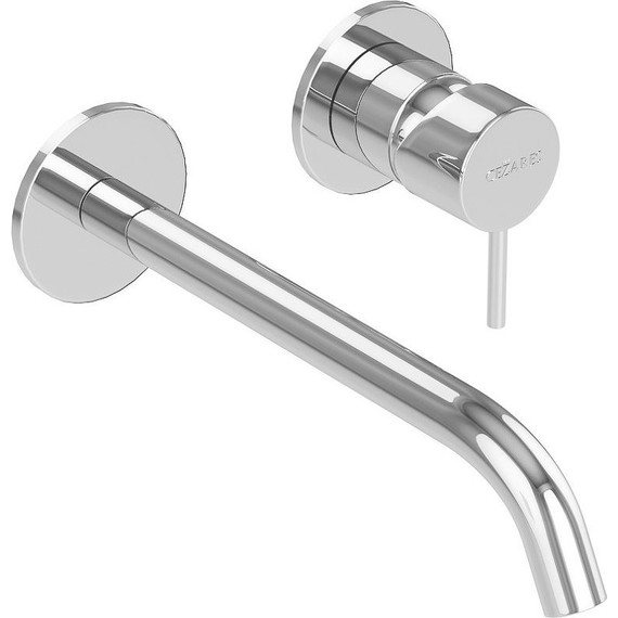 Смеситель для раковины настенный Cezares LEAF-BLI2-L-01-W0, Цвет производителя: хром фото 2