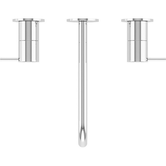 Смеситель для раковины настенный Cezares LEAF-BLI3L-L-01-W0 фото 6