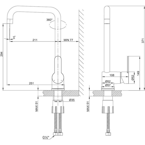 Смеситель для кухни Lemark Expert LM5073S фото 2