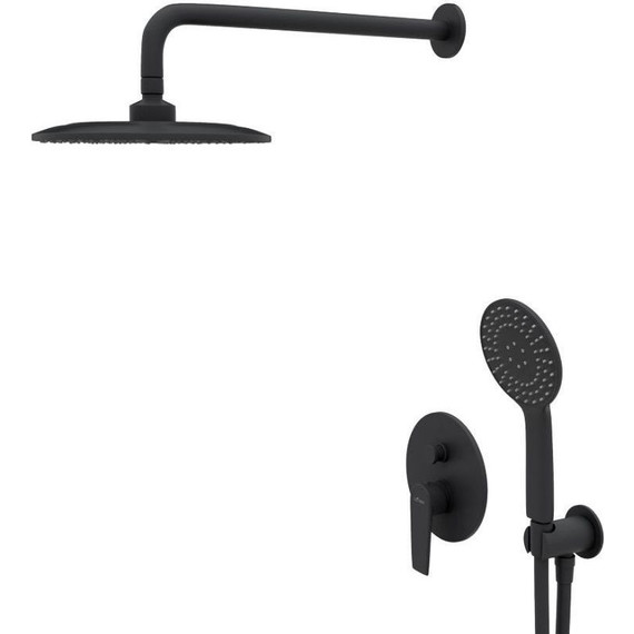 Душевая система для душа Cezares NAUTIC-DSIP-NOP, Цвет производителя: чёрный матовый фото 2