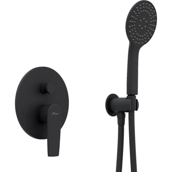 Душевая система для душа Cezares NAUTIC-DSIP-NOP, Цвет производителя: чёрный матовый фото 3