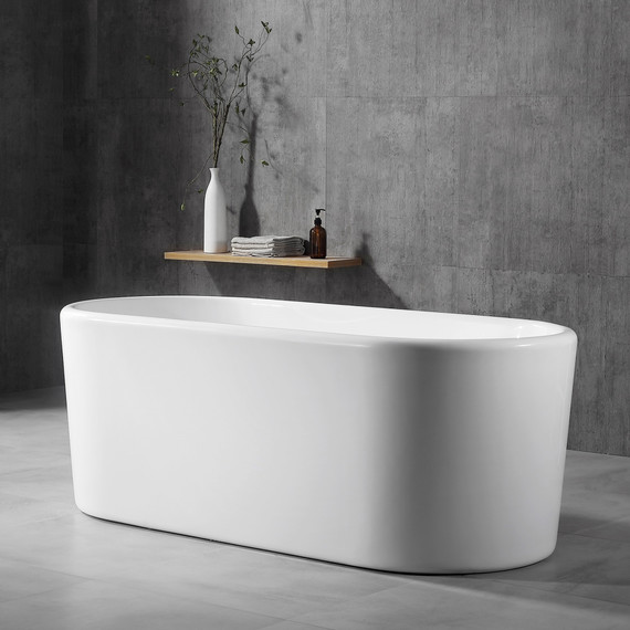 Ванна акриловая Abber 160x70 см AB9272-1.6, Размер - мм: 1600х700 фото 