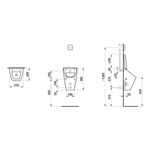 Писсуар Laufen VILA 8.4114.1.000.000.1 фото 4
