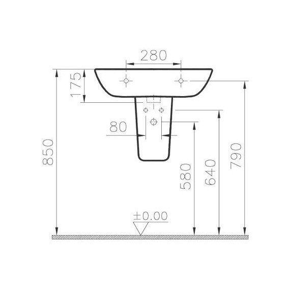 Полупьедестал Vitra S20 5281B003-7201 - 4 Полупьедестал Vitra S20 5281B003-7201 фото 4