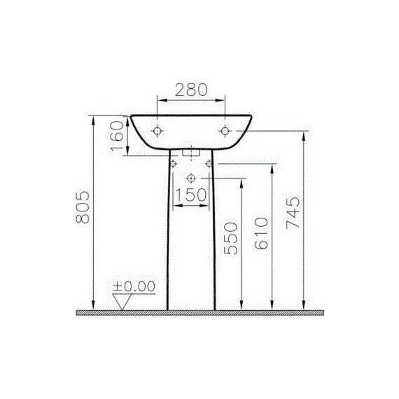 Пьедестал Vitra S20 5529B003-0156 - 3 Пьедестал Vitra S20 5529B003-0156 фото 3