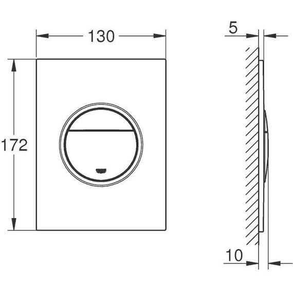 Кнопка смыва Grohe Nova Cosmopolitan 37601000 фото 3