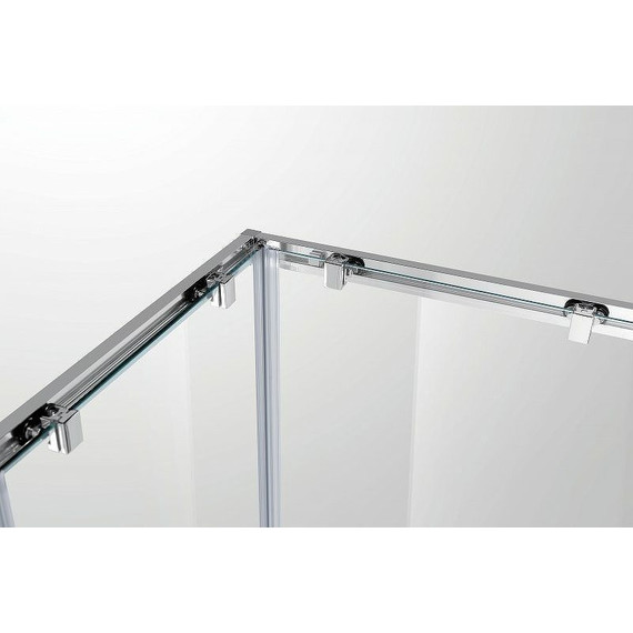 Душевое ограждение Cezares 90х90 см ANIMA-W-A-2-90-C-Cr-IV, хром/прозрачное фото 2