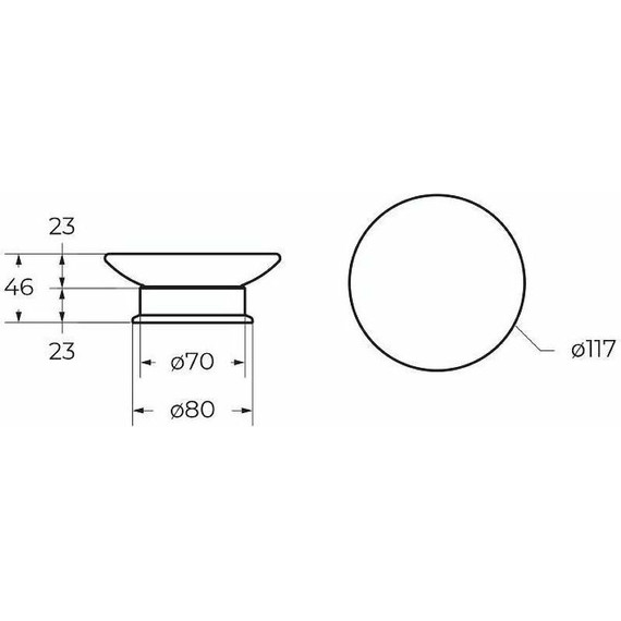 Мыльница Cezares Aphrodite APHRODITE-SODP-02, бронза фото 2